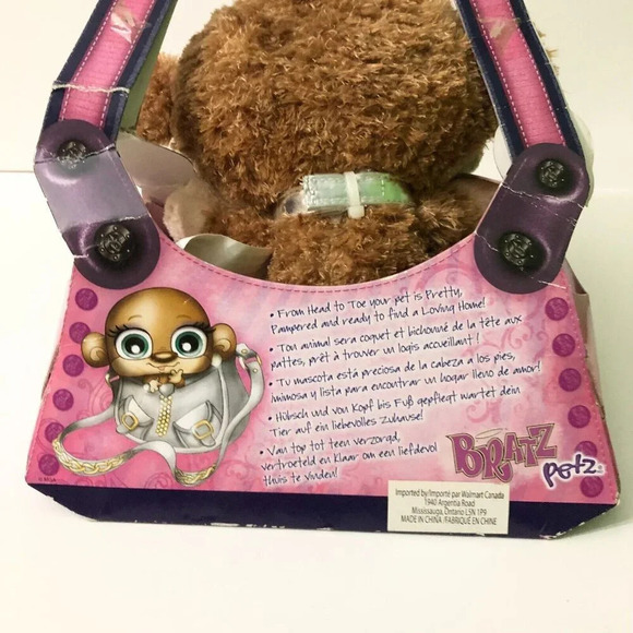 Bratz Petz Stuffed Animal Plush Monkey Jinxy Damaged Box - Picture 14 of 16